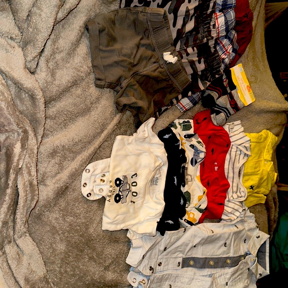 Lot of baby boy clothes